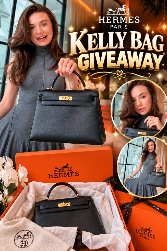 @georgiatoffolo Hermès Kelly Bag Giveaway Showcase